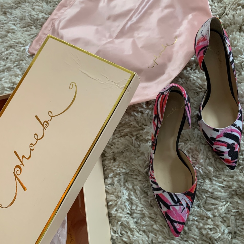 Phoebe multi colored heels